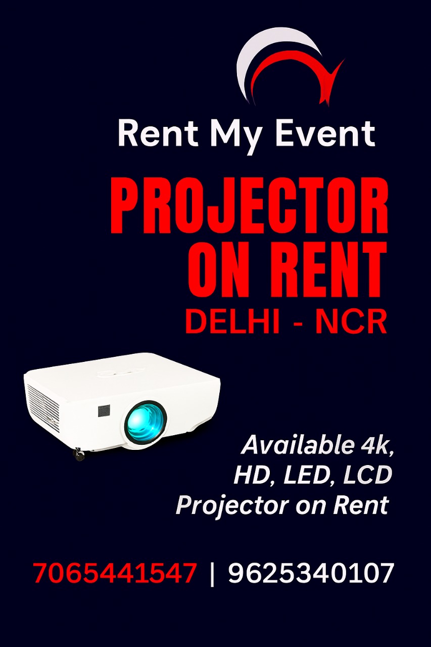 Rent Full HD projector in Delhi NCR just started at Rs.@999