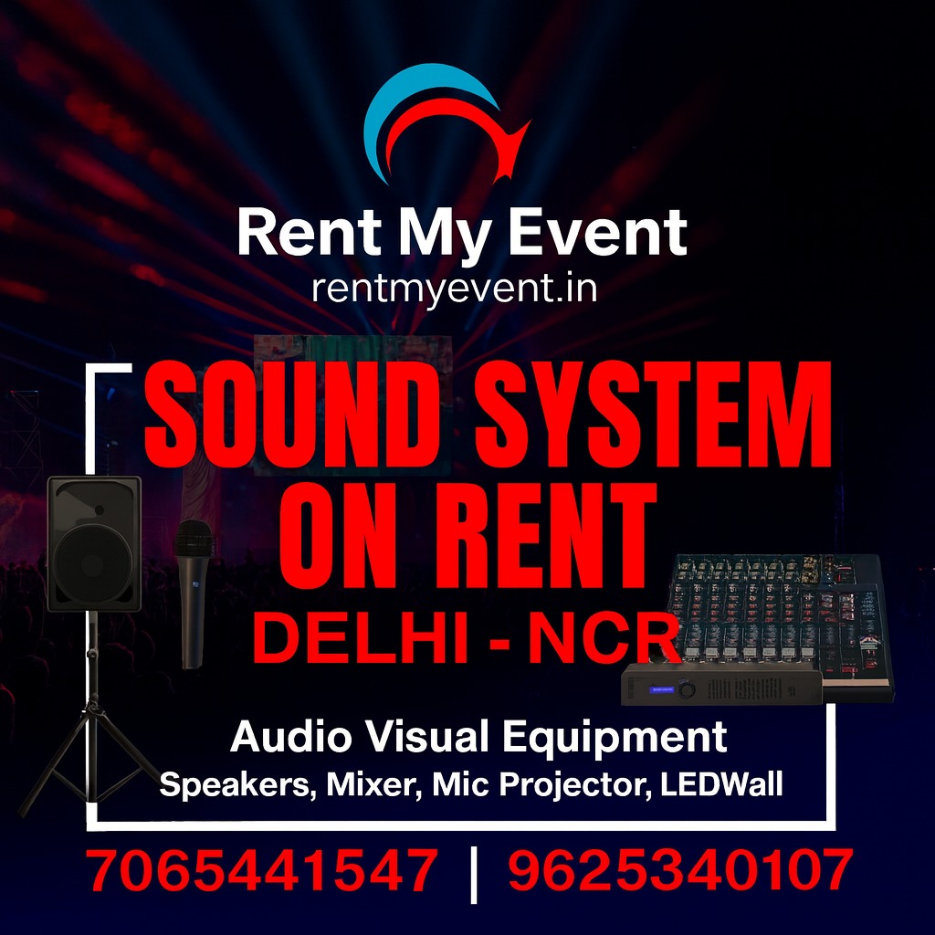 Sound System on Rent in Gurgaon