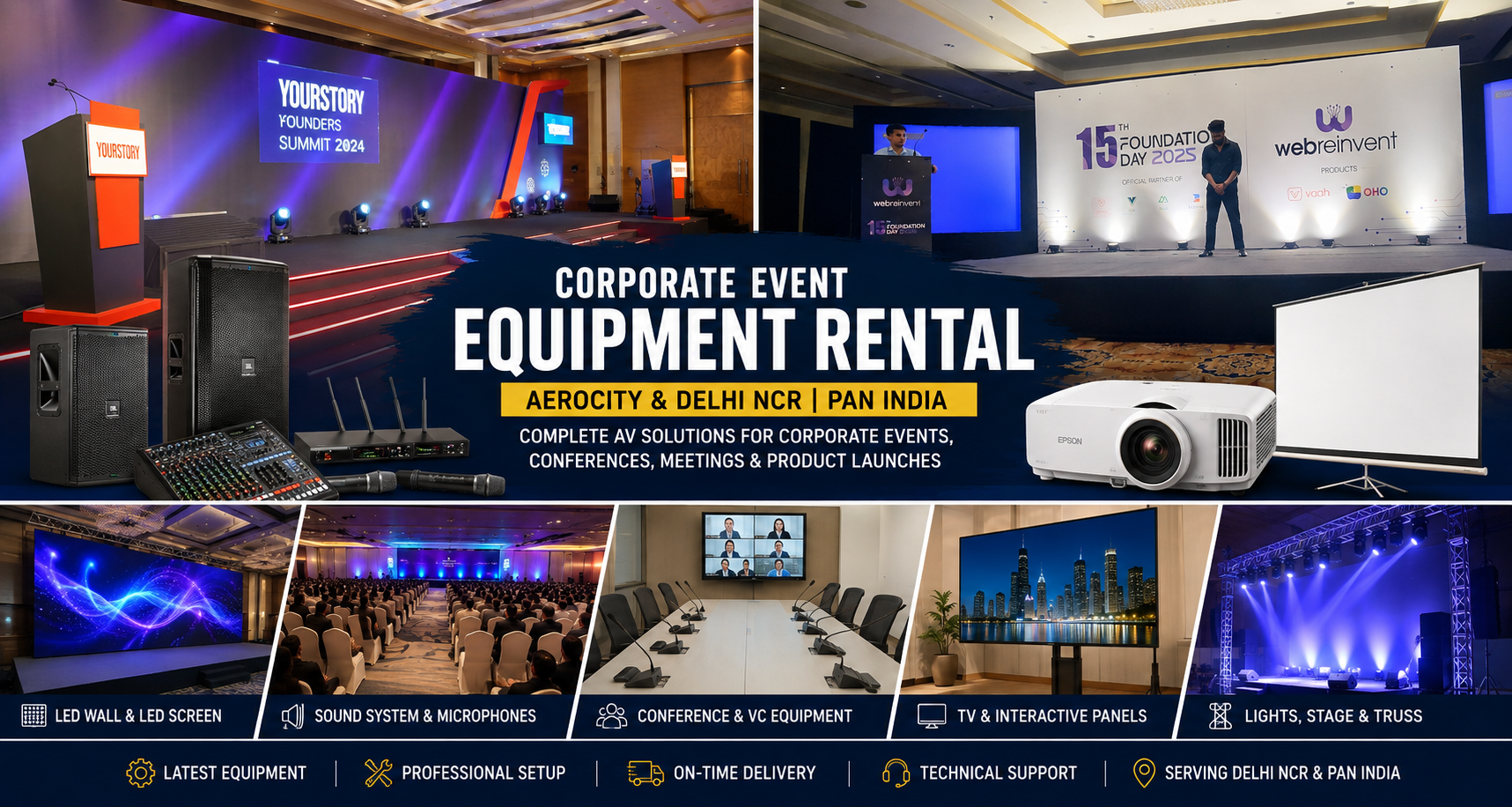Corporate Event Equipment Rental